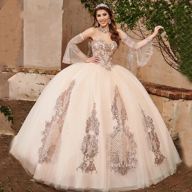 Lorencia-Vestidos De Quinceañeras, vestido De baile De 15 Años, cumpleaños De quinceañera, 16 Flores, YQD12, 2023