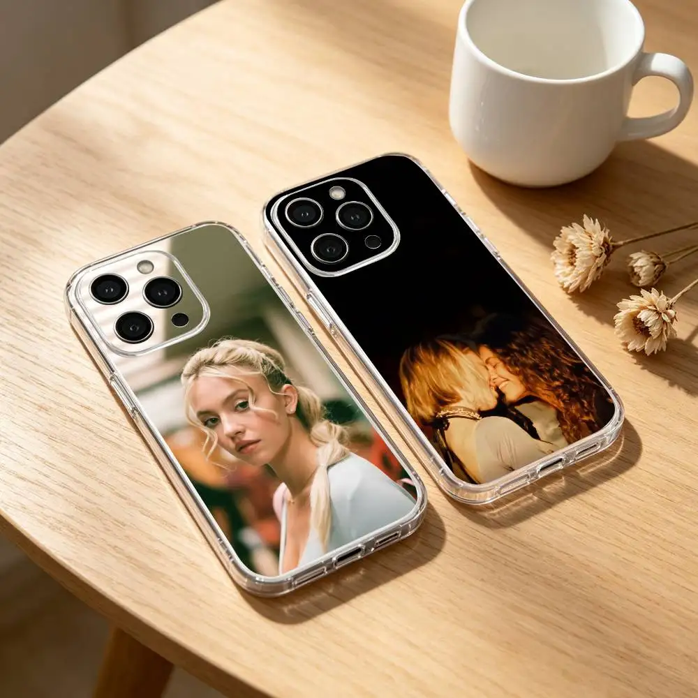 Coque de téléphone E-Euphoria Season pour iPhone 17 16 15 14 13 12 11 Mini Pro Max Plus – Housse transparente