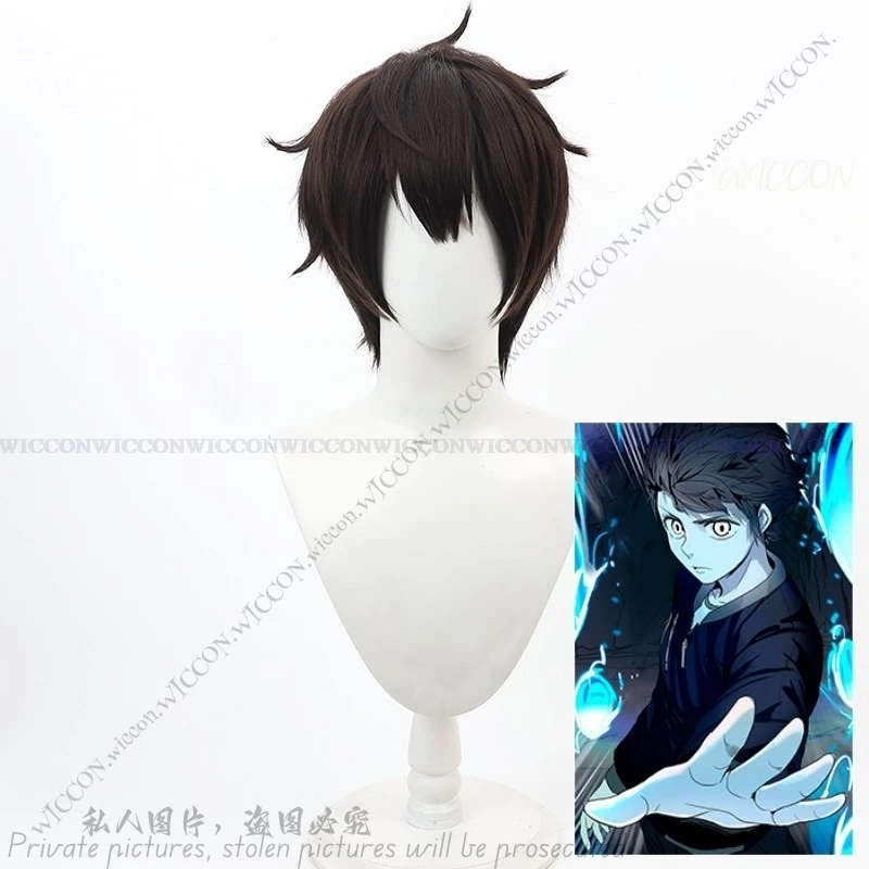 Tower of God Anime Cosplay Wig Halloween Party Aguero Agnes Khun Rachel Han Sung Yu Twenty-Fifth Bam Cosplay Woman Man Wig