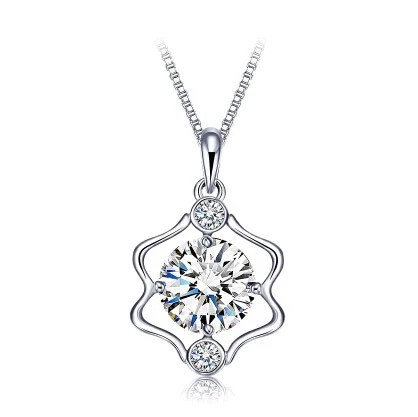 موضة فضية اللون زودياك تسجيل 12 كوكبة قلادة القلائد تألق الزركون سحر قلادة للنساء فتاة هدية عيد ميلاد #3