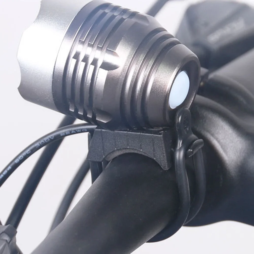 Gel Band Bike Light Clips Bicycle Headlight Elastic Handlebar LED Light Rear Lamp High Performance High Quality
