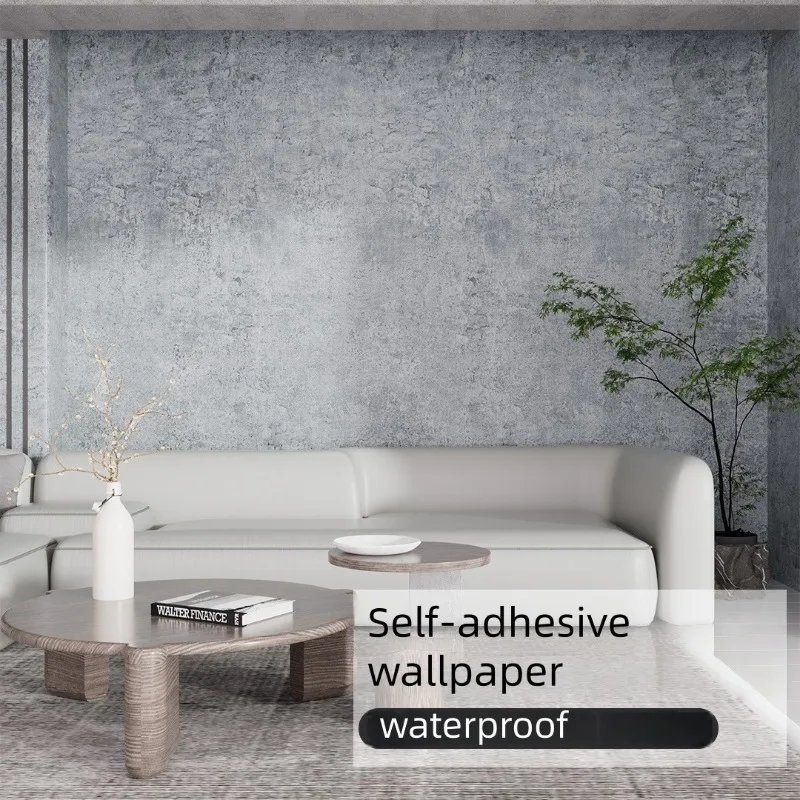 Tapeta samoprzylepna imitująca cement, wzór retro, naklejki ścienne do salonu, ściany tła, kawiarni, restauracji.