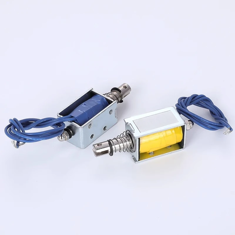 Dc 6V 12V 24V Magnetic Solenoid TAU-0530 Push&Pull Open Frame Electromagnet TAU-0530T TAU-0530B Stroke 10mm Keeping Force 700g