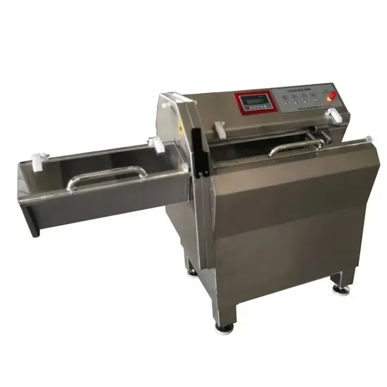 

Hot-Selling Electric Vertical Commercial Automatic Cutting Machine Cheese Mutton Beef Ham Frozen Meat Slicing Machine