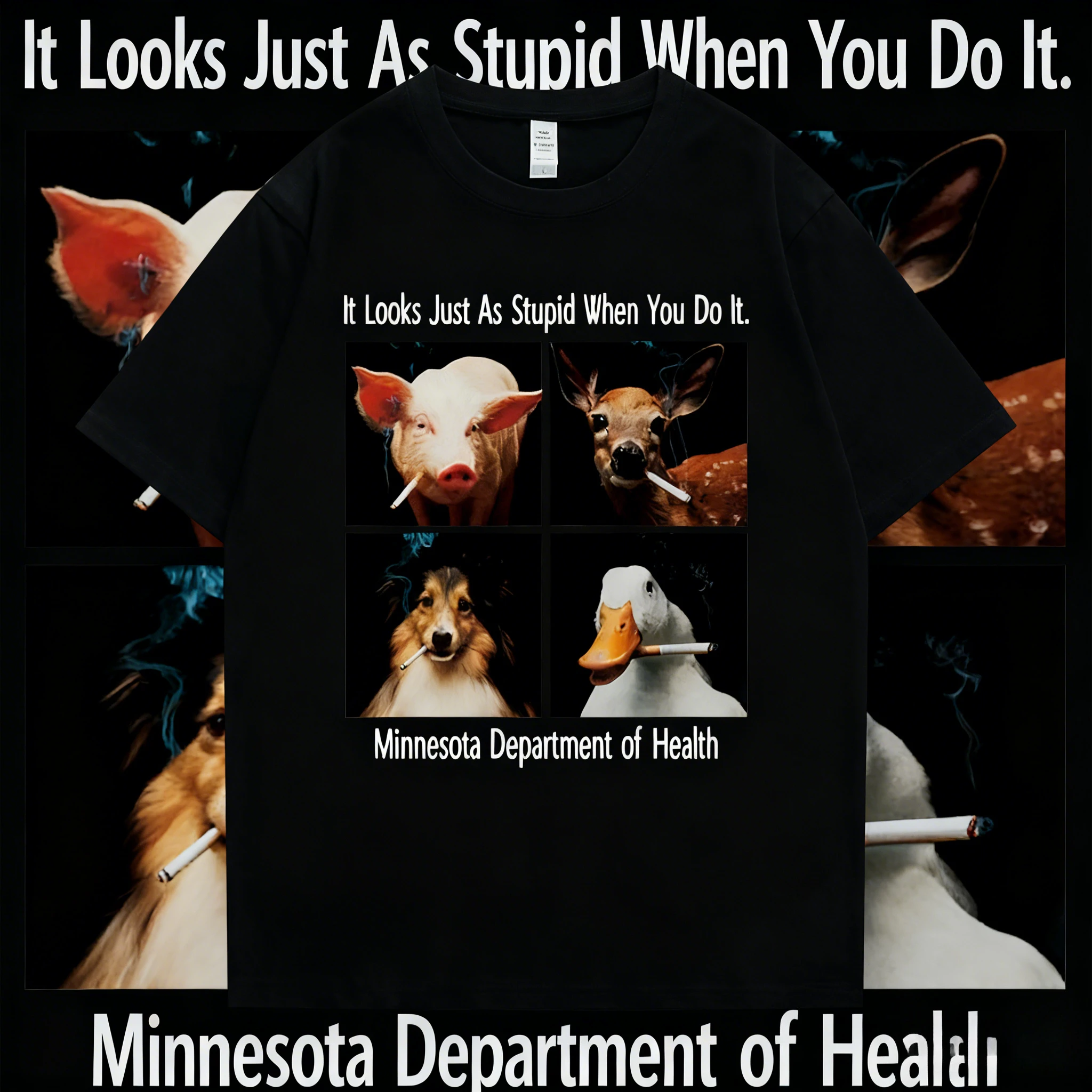 

2025 Summer Interestingly, When You Do This, It Looks Just As Stupid. Graphic T-shirts Are Men's Casual Loose Cotton Tops.