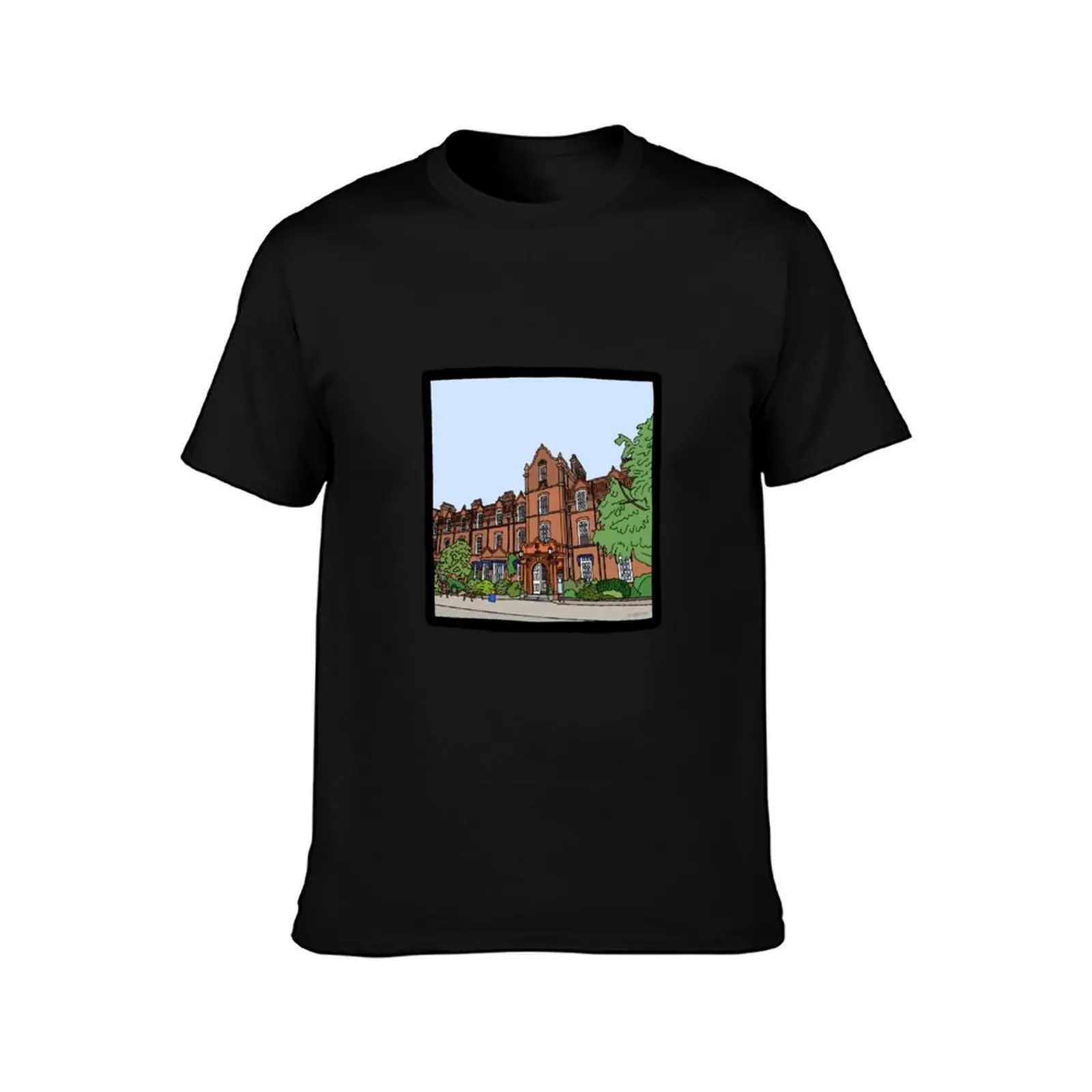 Hughes Hall College - Strugletown || Cambridge struggles T-Shirt Regular Fit Plain Tee Shirt T-Shirt