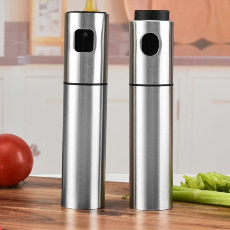BBQ stainless steel spray bottle, baking olive oil spray bottle, water pump, barbecue oil and vinegar sprayer, kitchen tools