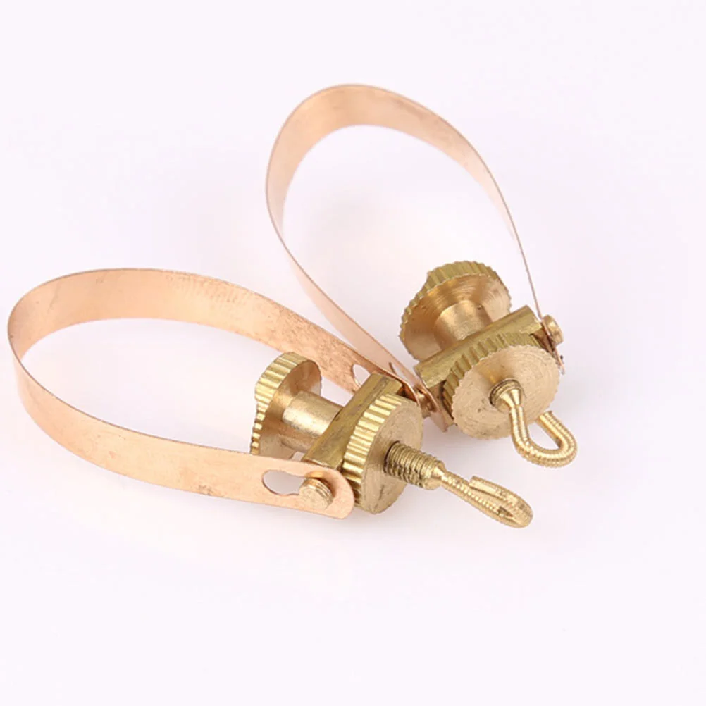 2 Pcs Erhu Qianjin String Tuning Accessories Fine Tuners Replacement Huqin Copper Parts