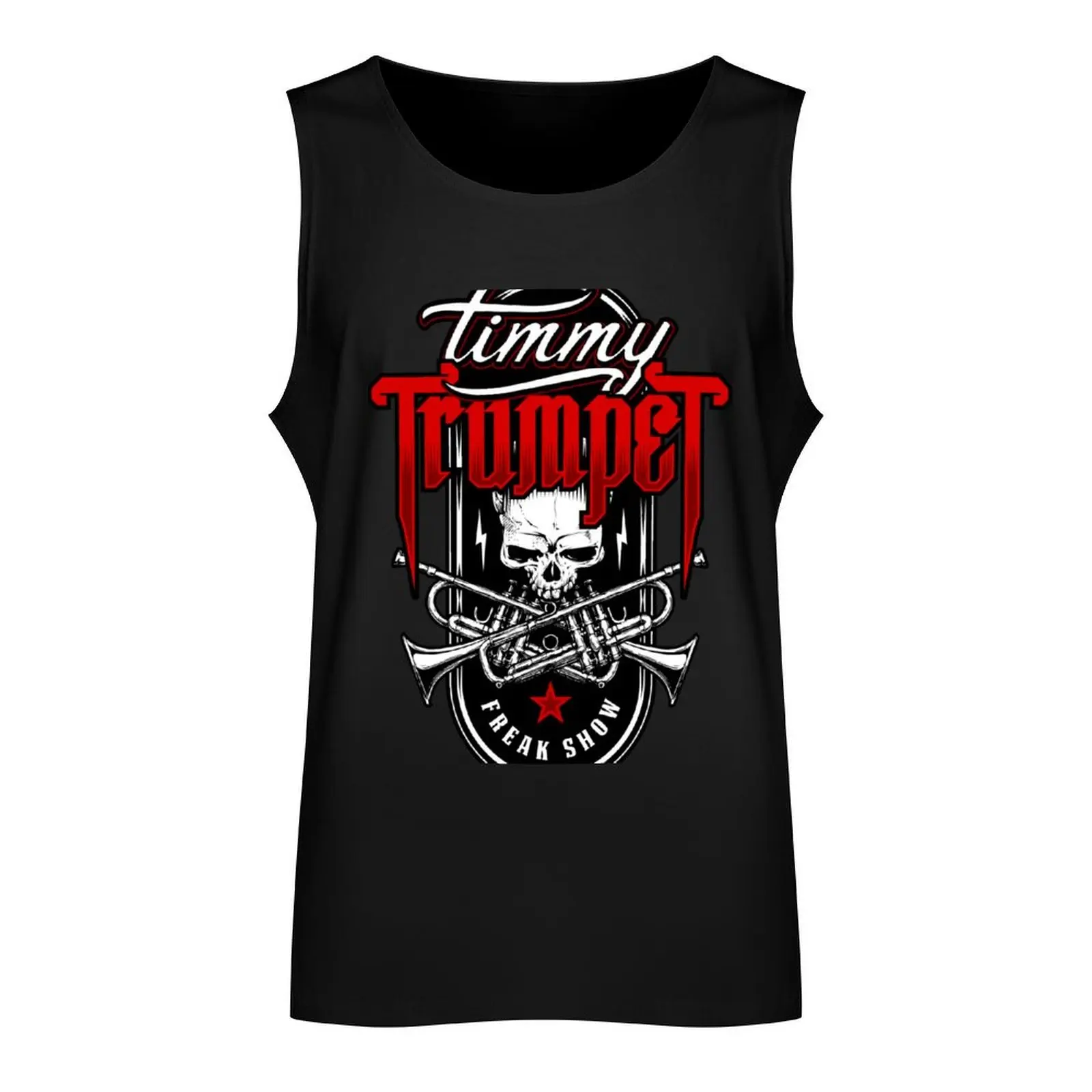 Timmy freak show badge Tank Top Man summer clothes plain t-shirt