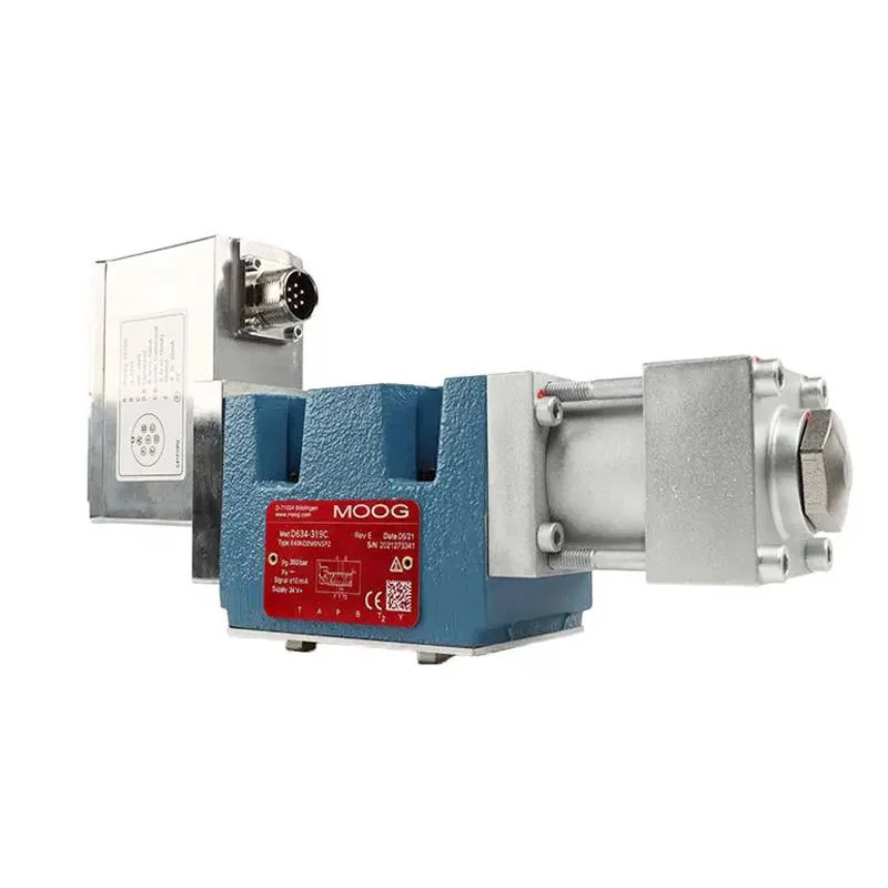 

D633-512B R16KO1F0NSX2 Сервопривод управления потоком MOOG D634-528A R40KO2F0NSX2 Пропорциональные электромагнитные гидравлические клапаны
