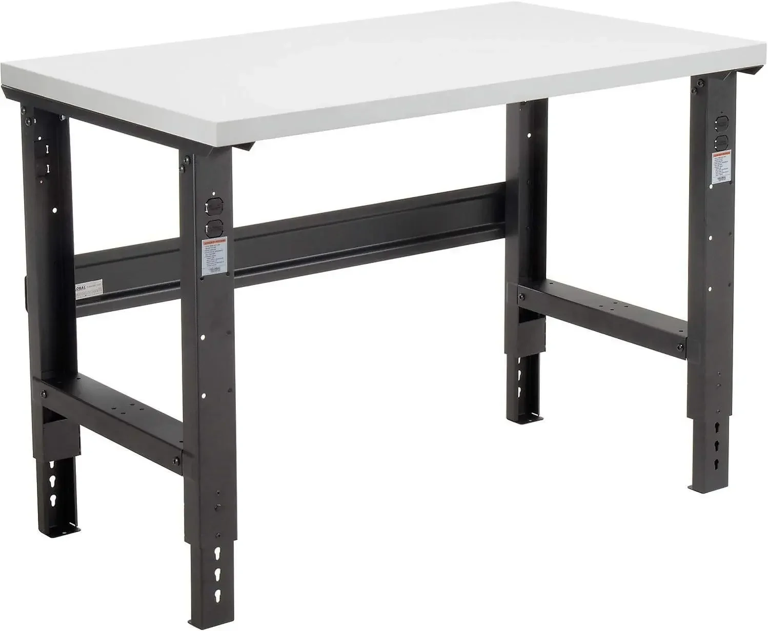 Adjustable Height Workbench C-Channel Leg, 48