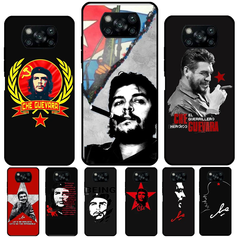 Che Guevara Smoking Cigar For Xiaomi 13 11T 12T Pro 12X 12 Lite Case For POCO F5 X3 X5 Pro F4 X4 GT C40 M5s F3 Coque