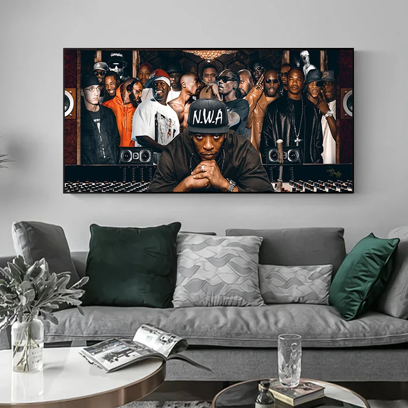 5D Diamond Painting True Legends of Rap Hip Hop Singers Party Art Canvas Painting Rapper Wall Picture Print