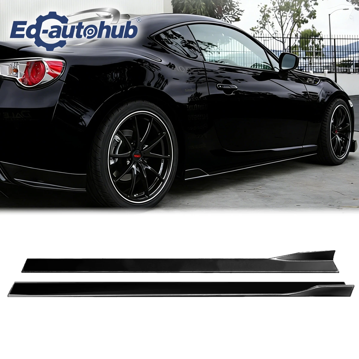 

Gloss Black Side Skirt Extension Lip Rocker for Subaru BRZ 86 SCION FRS Legacy - Enhance Vehicle Aesthetics And Protection
