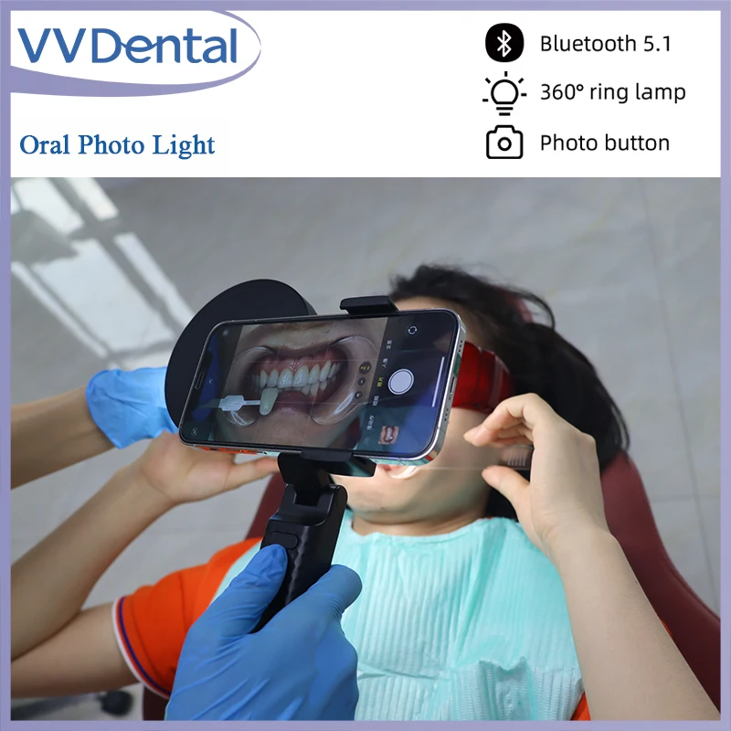 

Стоматологический LED-светильник VVDental: 18 высокоярких светодиодов для стоматологической фотографии и освещения в стоматологической установке