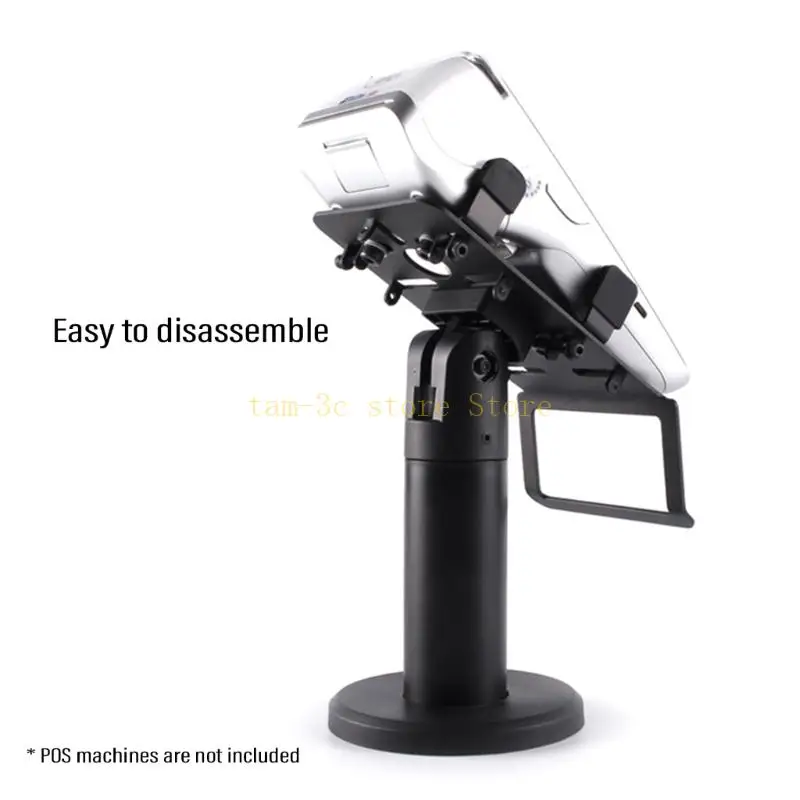 POS Machine Stand 360 Degree Adjust Cashiers Display Holder Rack Unionpays Cashiers Counter Card Machine Bracket D0UA