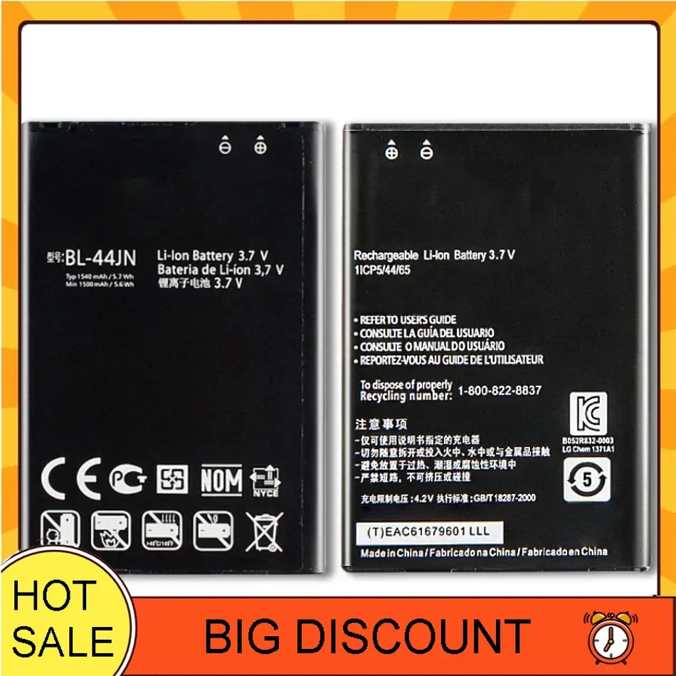 BL-44JH BL-44JN BL-47TH BL-48TH BL-52UH BL-53YH BL-54SG BL-54SH BL-59JH 59UH BL-T7 Battery For LG Optimus G G2 G3 G3S L7 L70 Pro