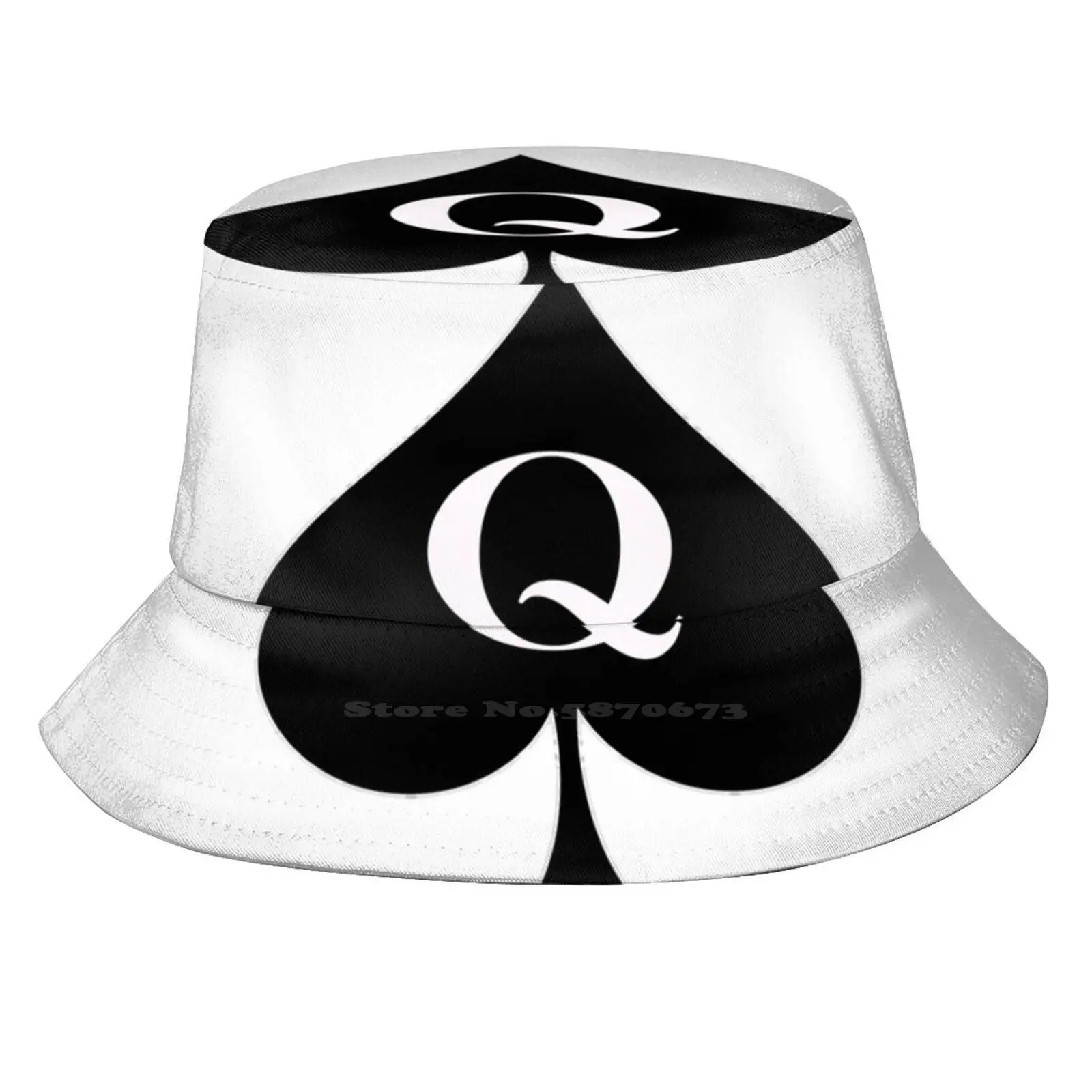 Queen Of Spades Womens Tattoo Idea Unisex Fashion Women Men Breathable Bucket Hats Queen Of Spades Costume Queen Of Spades