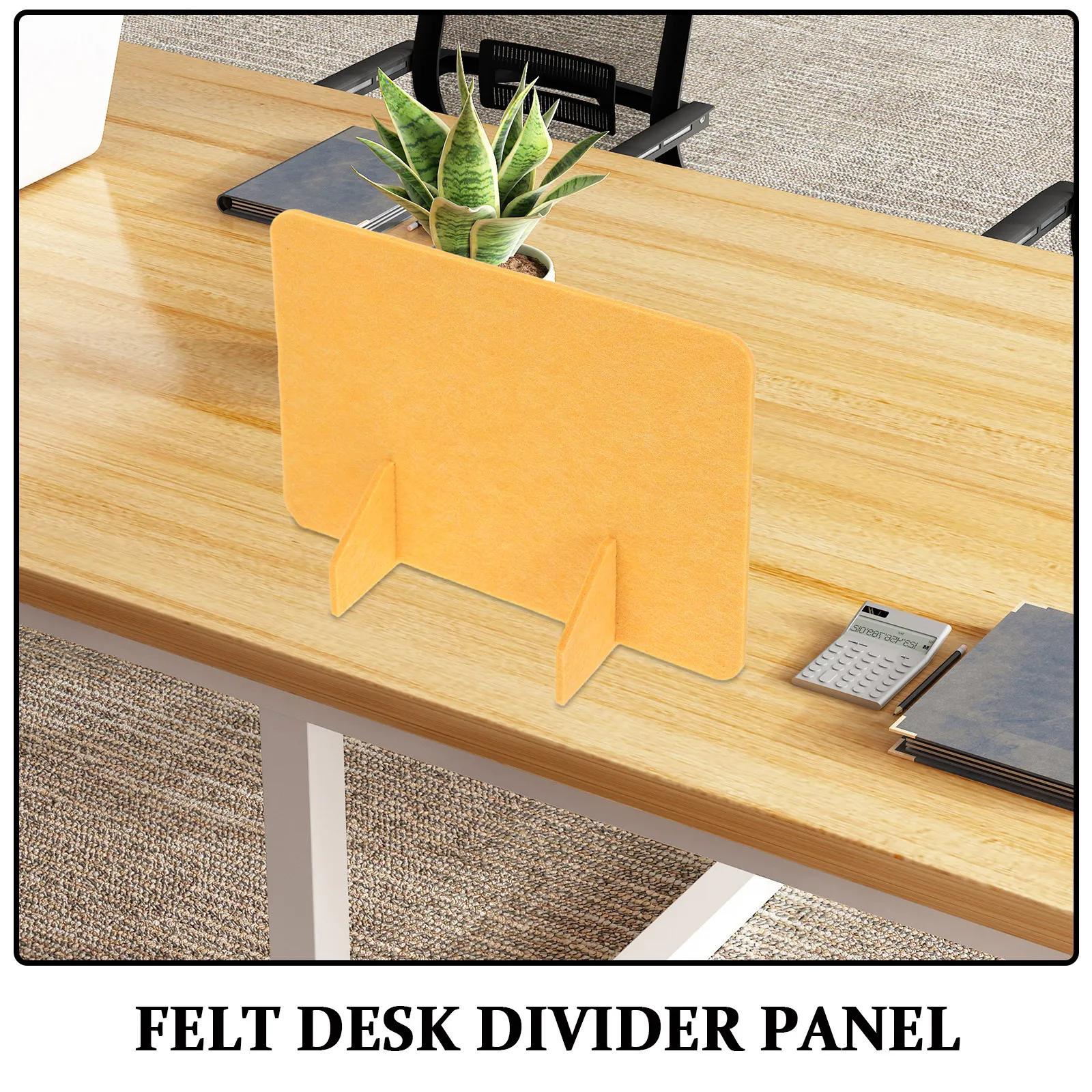 Desk Divider Privacy Panel Office Partition Desktop Acrylic Halloween Christmas Felt Desk Divider Desk Privacy Divider 2PCS