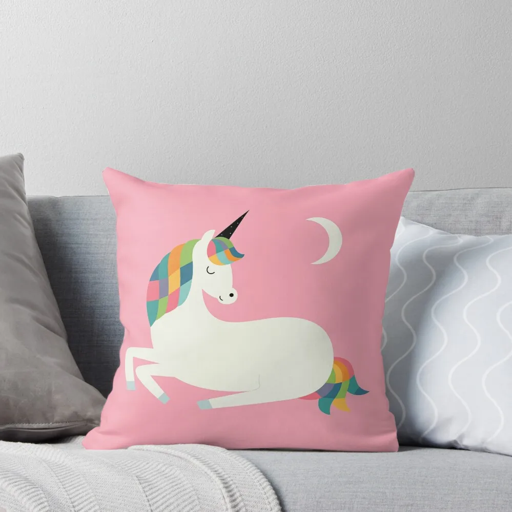 

Unicorn Happiness Throw Pillow Cushion Cover For Sofa Ornamental Pillow Decorative Sofa Cushion Decorative Cushion Cover pillow