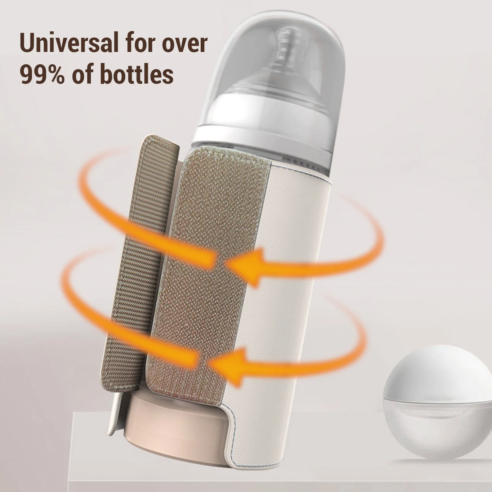 Chauffe-biberon sans fil, enveloppe Portable, affichage LED, couverture rapide pour le lait maternel, chauffe-lait maternel