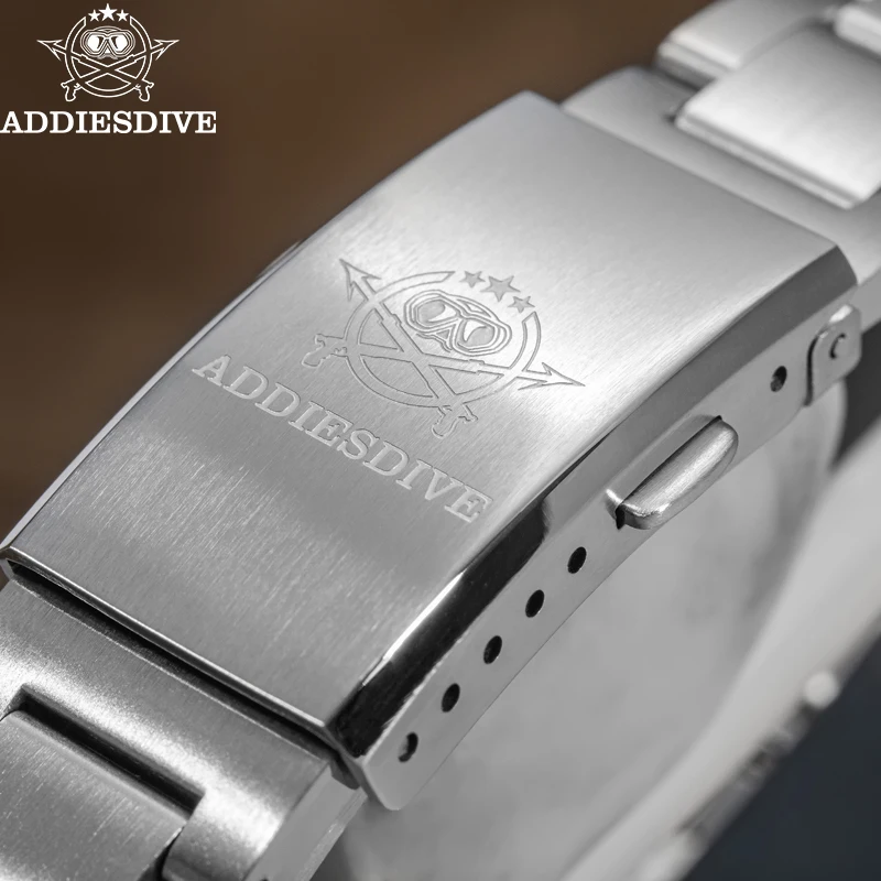 Addiesdive reloj hombre 36 مللي متر الرجال GMT ساعة فاخرة هدية الكريسماس BGW9 سوبر مضيئة AD2065 10Bar مقاوم للماء ساعة كوارتز reloj #3