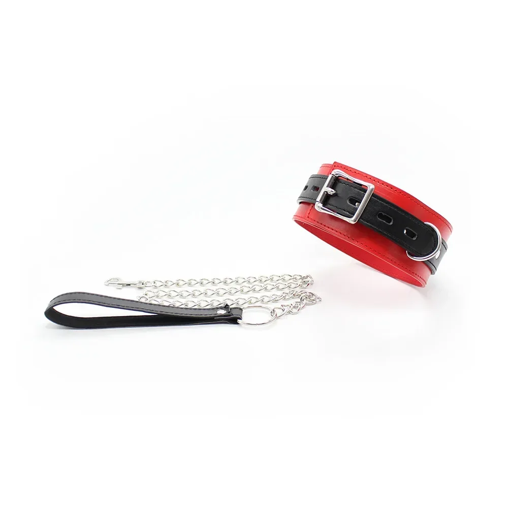 Harness Dog Ring For Women Flirting necklace Sex Toys BDSM Sexy Ring Collar Bondage chain Restraint Slave Adult Game Neck Ring