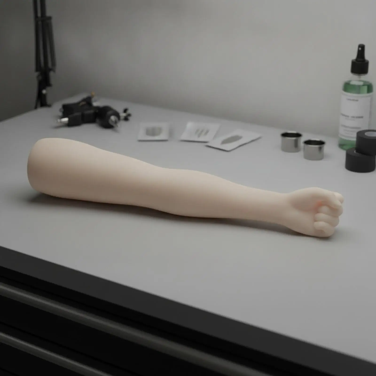 Realistic Tattoo Practice Arm Skin Silicone Full Length for Shading and Color Packing Practice