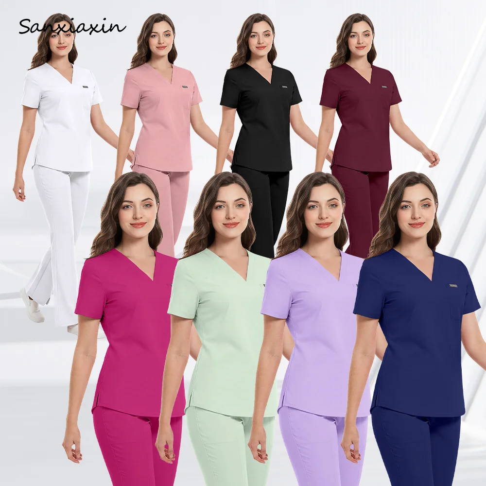 

Operating Room Doctor Surgery Suits Pharmacy Medical Uniform Pet Hospital Working Scrub Set Supplies Medical Nurse Suit Workwear