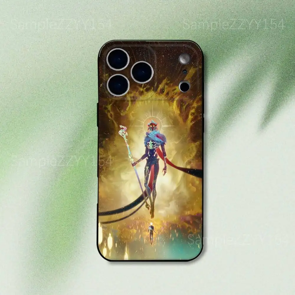 حافظة هاتف A-Arcane-es Viktor لهاتف iPhone 17,16,15,14,13,12,Pro,Max,Plus,E,SE4,Air,Mini Black Soft Funda