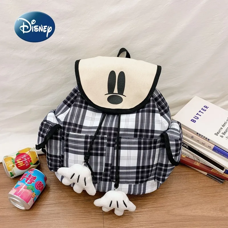 

Disney Goofy New Fashion Backpack Drawstring Fashionable Lightweight Women's Backpack 3D Cartoon Cute Children's School Bag