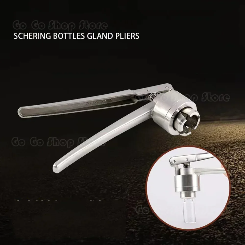 Stainless Steel Hand Held Crimper Vial Sealer 11mm to 32mm Perfume Bottle Sealing Machine Manual Capper Flip Off Capping