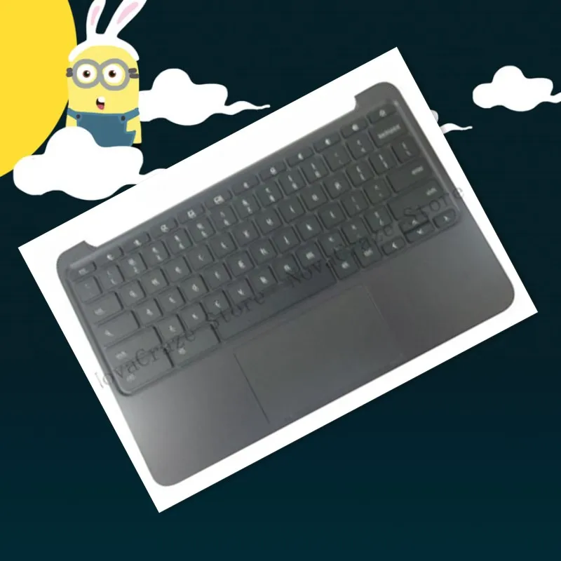 

New For Chromebook 11 G5 EE Palmrest Keyboard & Touchpad 917442-001