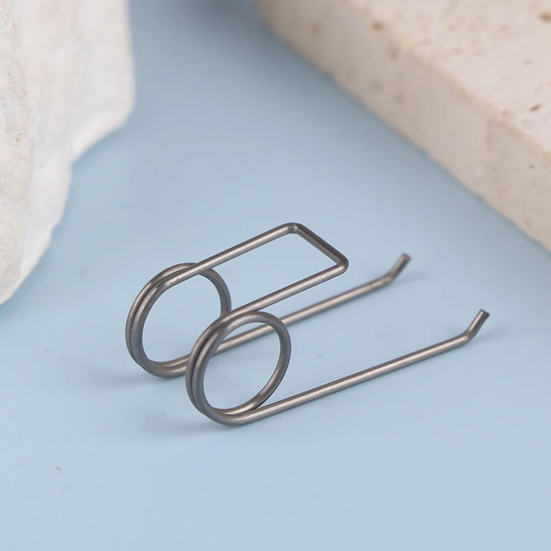 3Pcs Double Torsion Spring For Trash Can Stainless Steel 1.0MM Wire Diameter 11mm Outside D Strong Torsional Spring