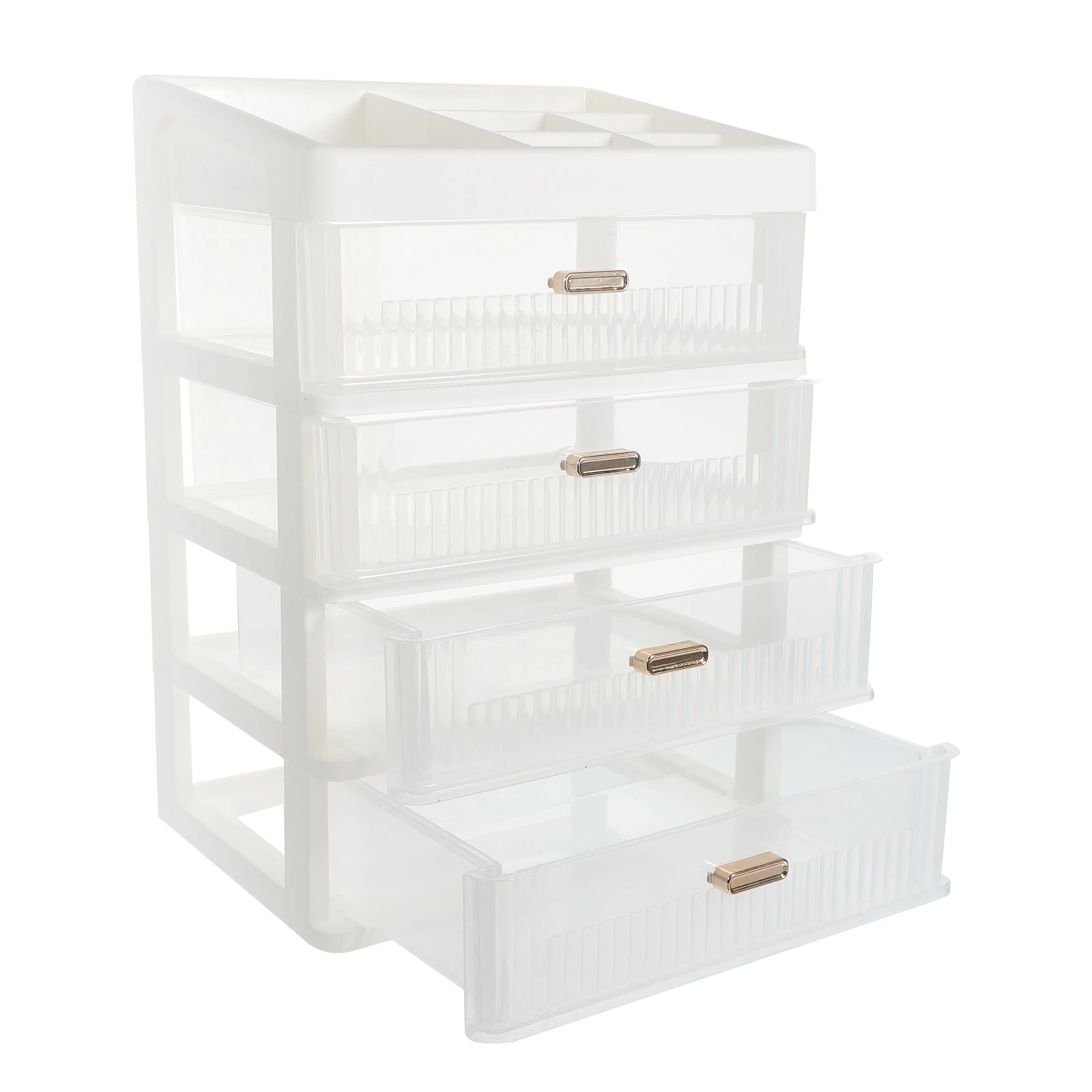 

Drawer Storage Box Organizer for Makeup Tabletop with Drawers Compact Lightweight Sturdy Space-Saving Home Organization