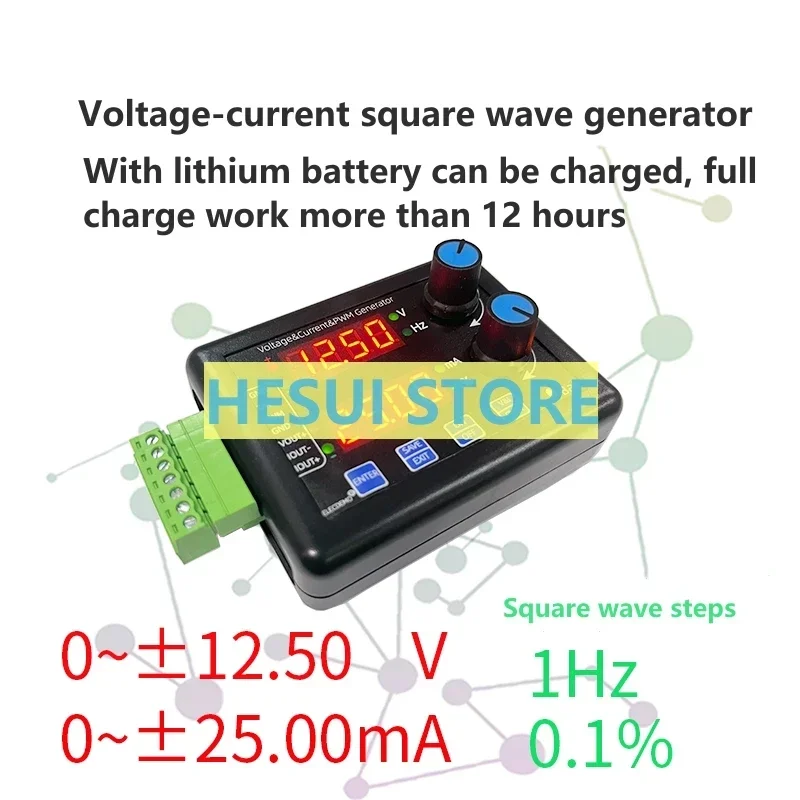 

High precision handheld multifunctional voltage and current 4-20mA square wave pwm signal generator source plc analog quantity