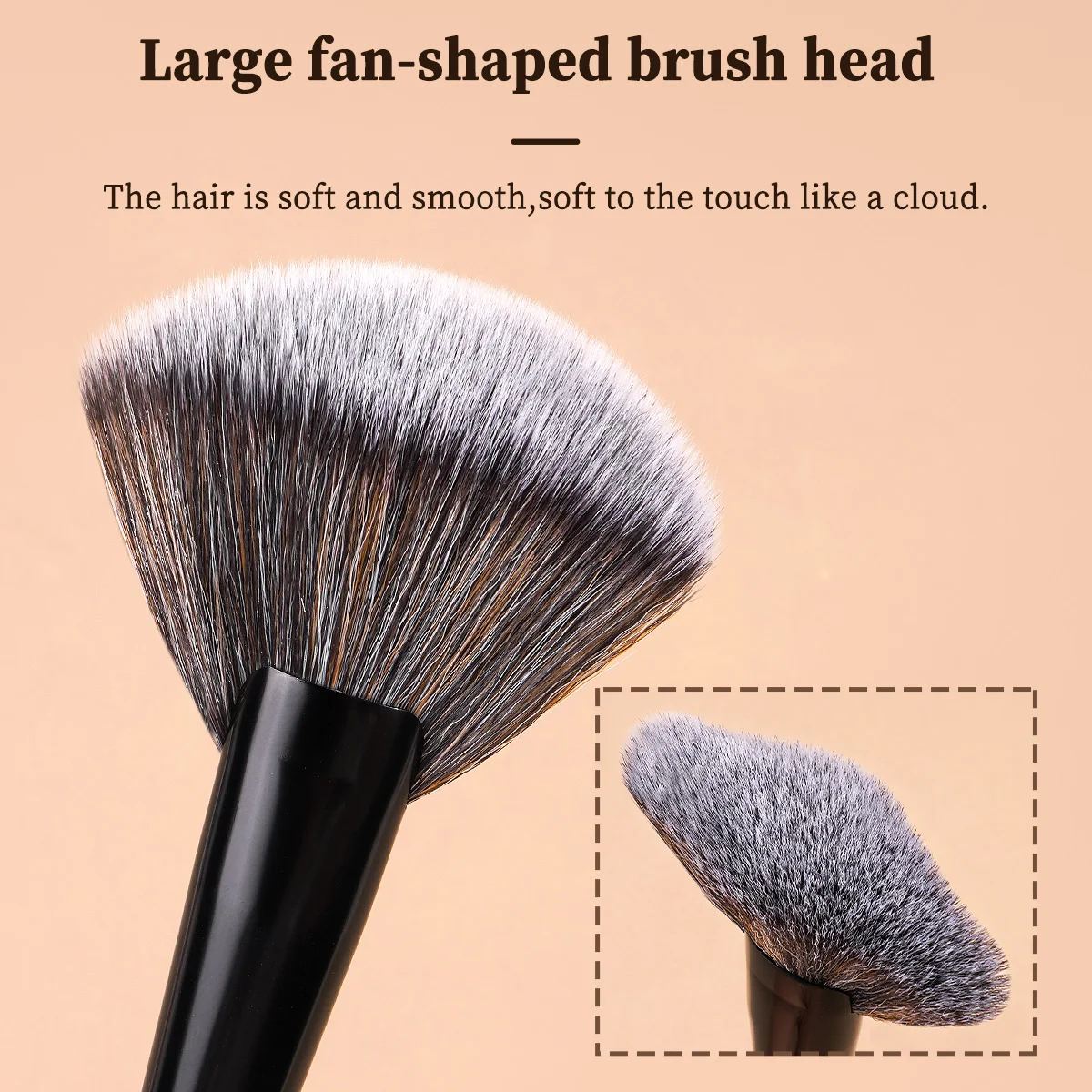 MAANGE 15 pièces ensemble de pinceaux de maquillage poudre douce Dense Blush fard à paupières brosse mélange cosmétiques féminins outil de beauté pour cadeau débutant