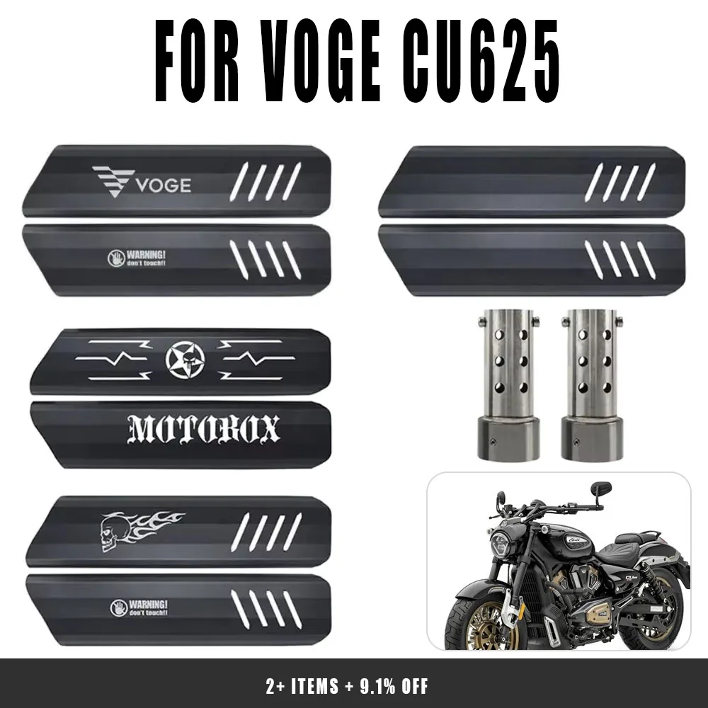 Motorcycle Stainless Steel Exhaust Anti Scalding Heat Insulation Protective Cover For VOGE CU625