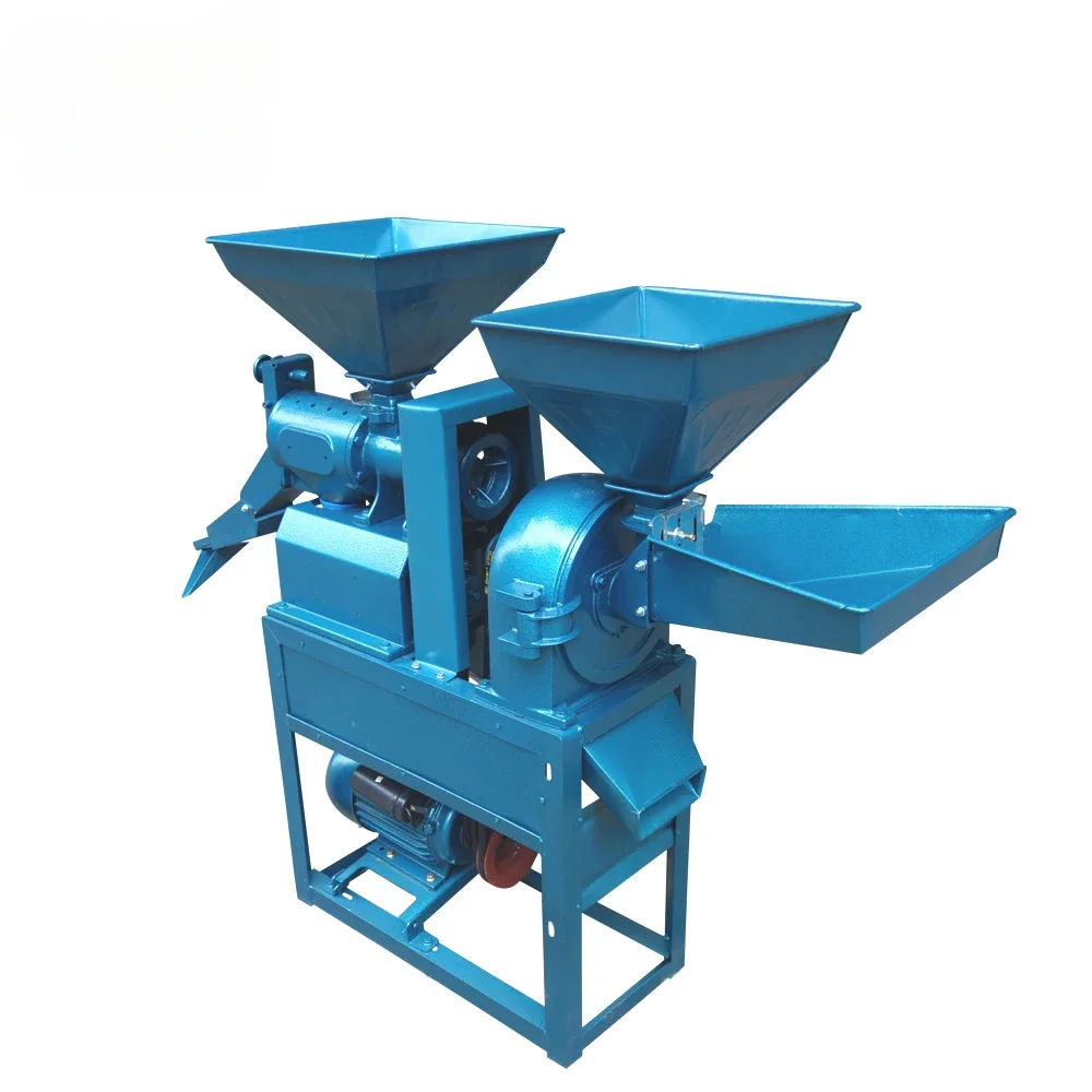 Small Rice Mill Machine Rice Husking Machine and Powder Crusher Machine