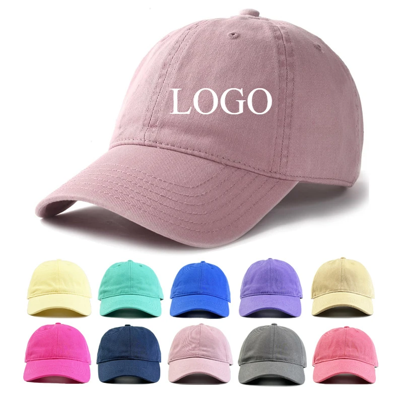 Customized logo baseball cap cotton men's and women's same picture design embroidery high-quality custom printed cap wholesale