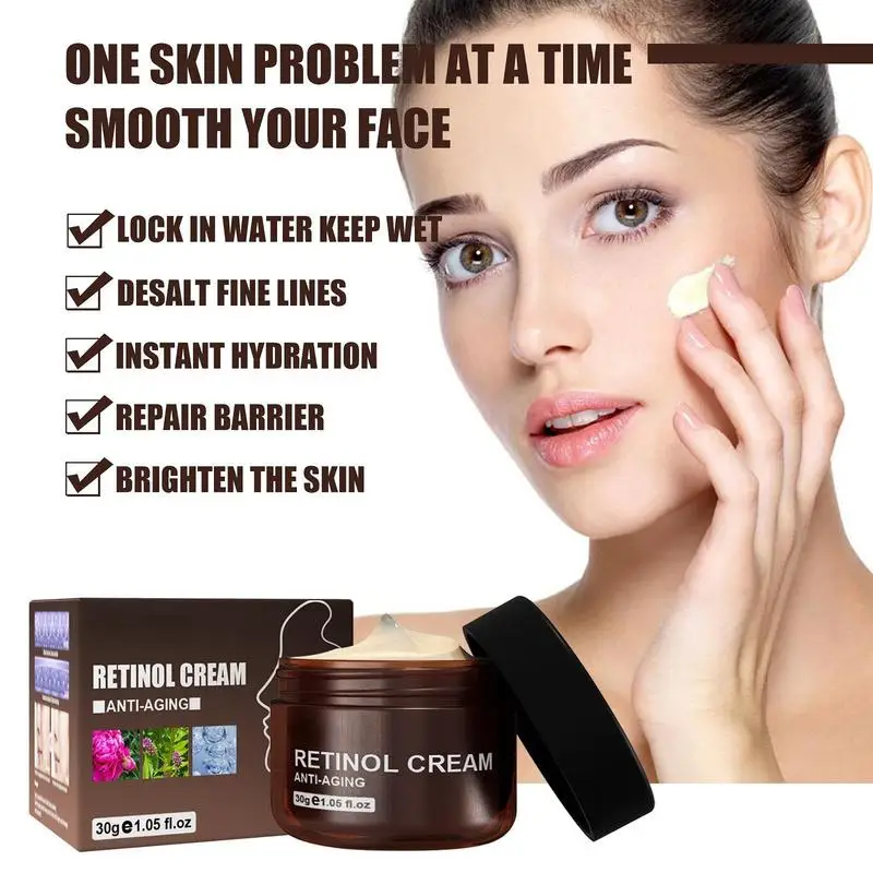 Crema al retinolo crema antirughe Anti invecchiamento Lifting Fade Fine Line crema viso idratante nutriente cura della pelle