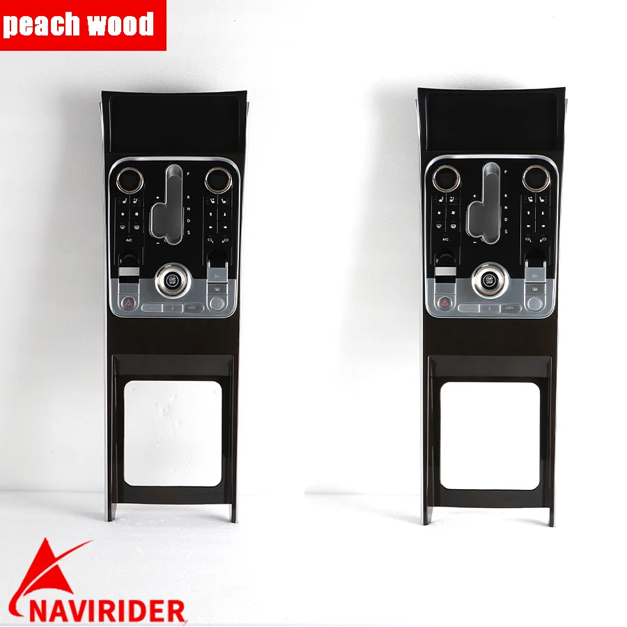 RHD Gear Shift Panel Center Console Interior Replacement Single Armrest Square For Bentley Continental 04‑10 Flying Spur 05‑12