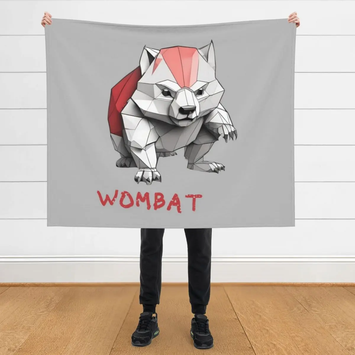

Geometric Wombat Throw Blanket Summer Beddings Custom Sofa Throw Blankets