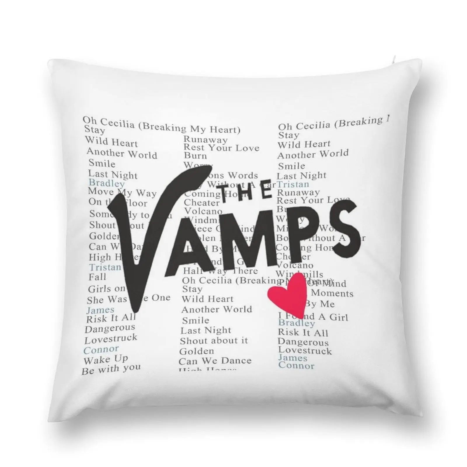 The Vamps Throw Pillow Pillow Decor Decorative Sofa Cushion Christmas Pillow cover christmas