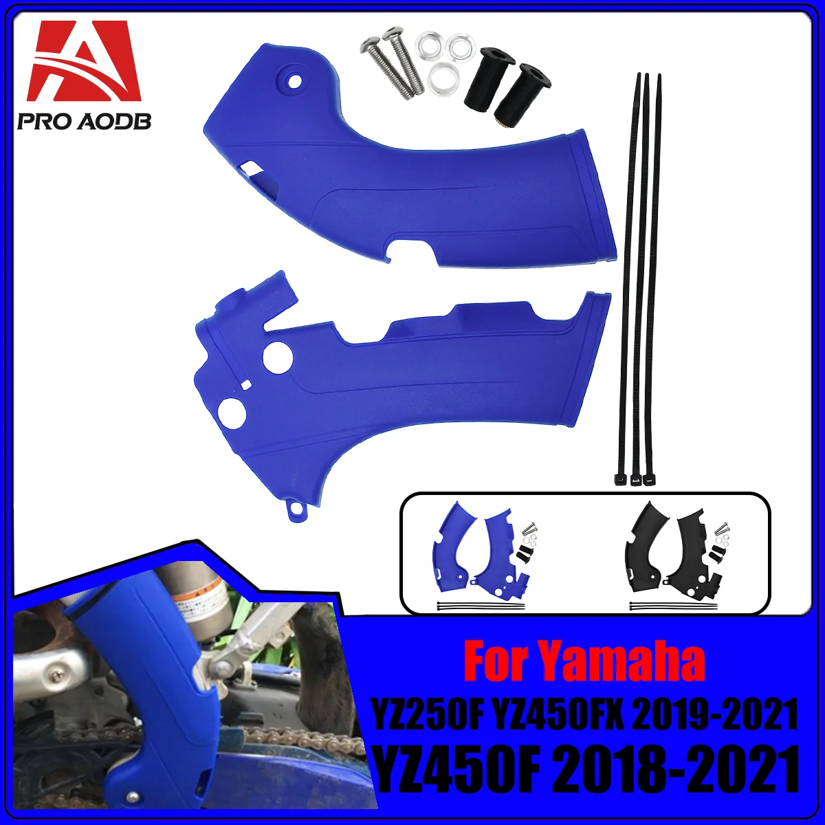 Motorcycle Frame Plastic Protective Cover For YAMAHA 2018-2022 YZ450FX 2019-2022 YZ 250F 450F YZ250F 2019-2022 YZ450F 450FX