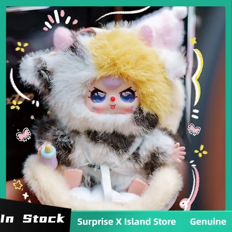 Подлинная детская серия с тремя автомобилями, слепая коробка Kawai, виниловая плюшевая кукла, автомобильный кулон, загадочная коробка, модные игрушки, подарок для девочки