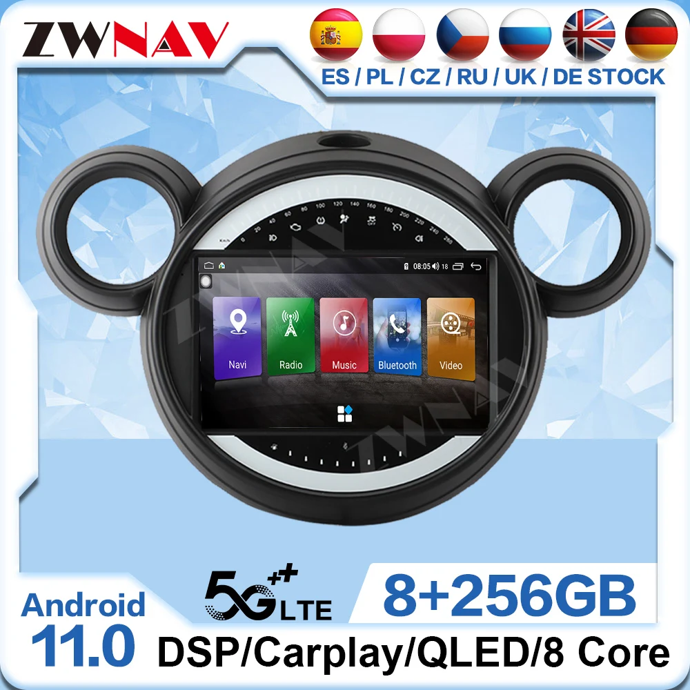 

Android 11 экран для BMW Mini 2011 2012 2013 2014 радио Carplay аудио стерео Авто GPS автомобильный мультимедийный плеер головное устройство