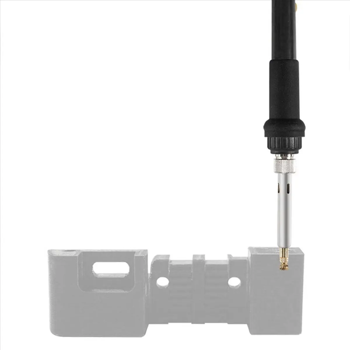 AA14 Brass Heat Insert Nut Tool Threaded Insertion Hot Melt Injection Nut Soldering Iron M2-M6 Plastic Printing 3DPrinter(EU)