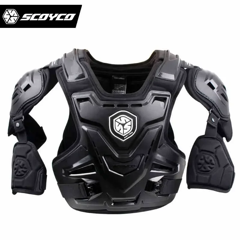 SCOYCO Motorcycle Armor for Men Protective Buffer Anti-fall Riders Equipped with Armor Vests PP Material Seasons All-season Wear