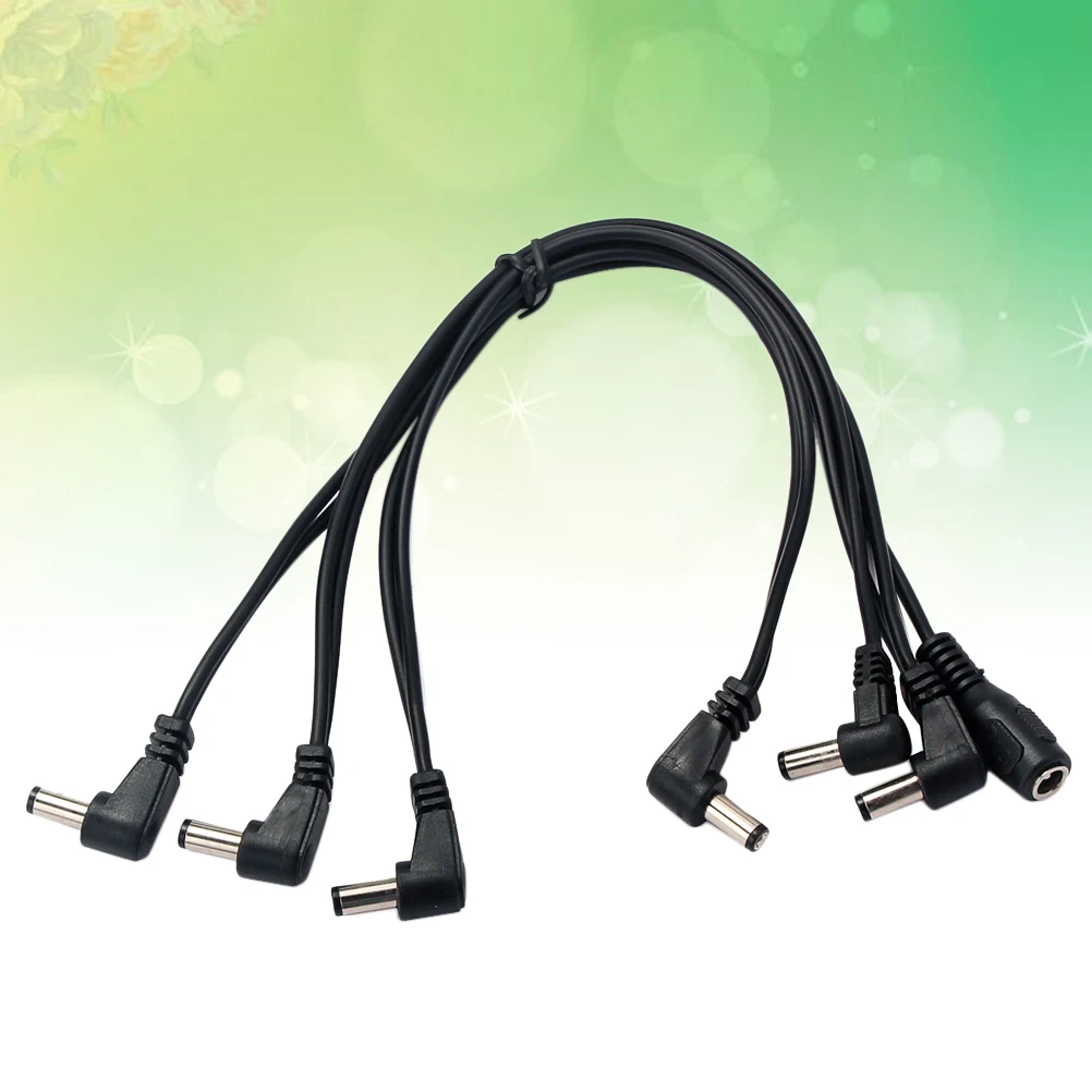

6 Ways Effect Wire Cable Cord for Electric Guitar High Quality Daisy Chain 1 in 6 out DC Power Supply Splitter Adapter Guitar